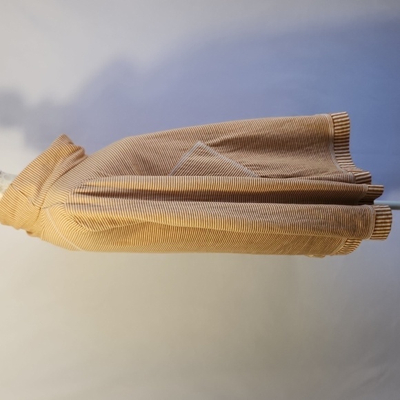 Anthropologie Maeve Marigold White Flared Sleeve Cowl Neck Tunic Top Size XS - Picture 4 of 13